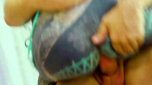 Tattooed Goth Girls' Hardcore Threesome Ends in Gaping Facial Cumshot Orgy