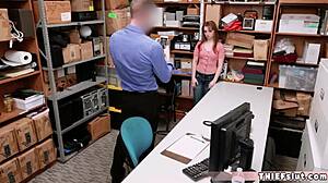 cleo clementine you cute petite shoplifter teen slut suck that cock bent over rough