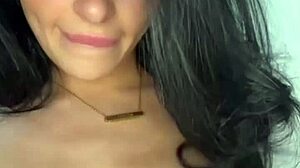 American teen student masturbates solo