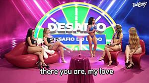 rafaela lima and hot latina friends swallow giant cock toys