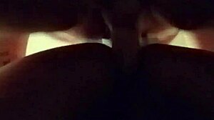 Tattoo babe straps on and pegs stud's ass hard!