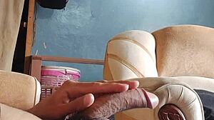 what if i sniffed her panties while stroking in the living room?