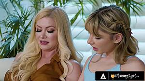 Serene Siren Tongue-Fucks Demi Hawks Pussy