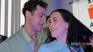 i drag stepmom lindsay lee to college parties jayden marcos max fills her up