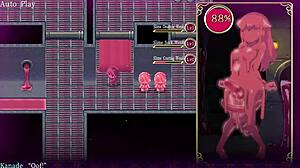 mage kanade's futanari ass milk blowjob in dungeon slime quest