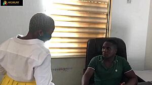 Naughty student seduces teacher for office fuck