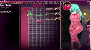 mage kanade's futanari ass milk blowjob in dungeon slime quest