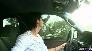 GORGEOUS BLONDE MILF HAIRDRESSER CRAVES YOUNG COCK!