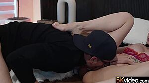 ohh her smooth pussy an gorgeous tits get pounded by madisons huge cock catherine knight