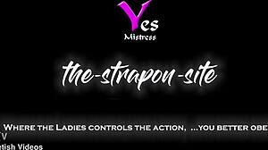 Mistress Tatjana Catches Kitchen Intruder For Merciless Strapon Femdom Bondage Fuck!