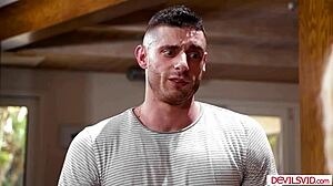 busty blonde stepsis sucks licks fucked doggystyle stepbro