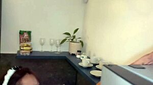 Maid Veronica Leal's Forbidden Wet Uniform Play Turns Real