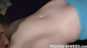 take this hard strapon pegging to learn your humiliated place!