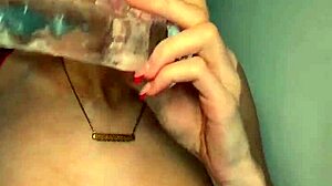 horny british brunette teen gf squirts on toys pov webcam experience