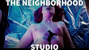 Bisexual neighbors slap spit on big cocks for Christmas group pussy ass threesome compilation