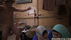 hey arab teen's wild first pussy casting run