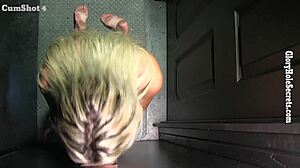 Blonde Jewish Slut Begs For Gloryhole Cumshots And Schmear Swallows