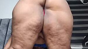 Fat Belly Fetish Standing Orgasm! Mara Exotic Masturbates Full Video on Red!