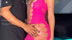 Neighbor Chamei Plays Game Then Eats Her Pussy