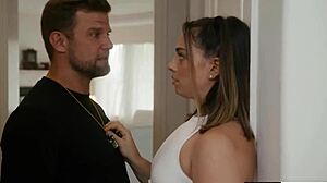 Coach fucks pregnant cheerleader to hide the baby bump?