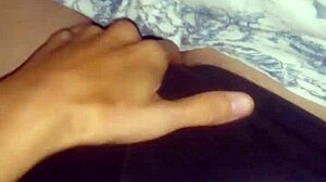 Stepdad games on PC while I secretly finger my wet pussy under blanket pov