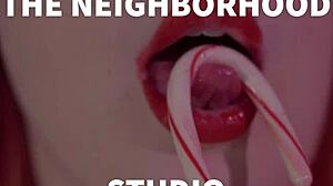 Bisexual neighbors slap spit on big cocks for Christmas group pussy ass threesome compilation