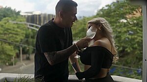 Colombiana Naty Delgado's Romantic Fuck with Stranger's Thick Cock