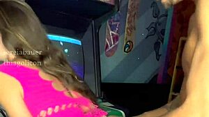 Neighbor Chamei Plays Game Then Eats Her Pussy