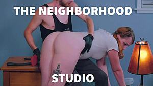 Bisexual neighbors slap spit on big cocks for Christmas group pussy ass threesome compilation