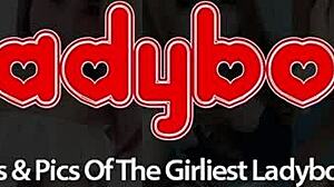 Petite Asian Ladyboy Ass Reamed by Huge Cock!