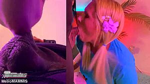 Camilla's Teasing Tutorial: Sis Learns Throat-Fucking Secrets Slowly