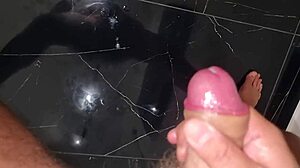 arrapato muscular babe jerks huge cock spits intense orgasm