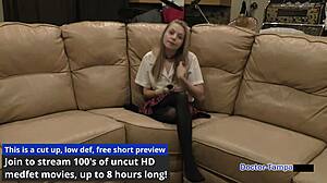 Dr Tampa Gives Ava Siren First Gyno Exam!