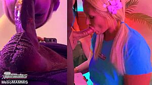 Camilla's Teasing Tutorial: Sis Learns Throat-Fucking Secrets Slowly