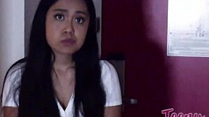 lucky professor pounds luna mills' juicy pussy hard!