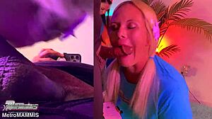 Camilla's Teasing Tutorial: Sis Learns Throat-Fucking Secrets Slowly