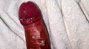 arrapato muscular babe jerks huge cock spits intense orgasm