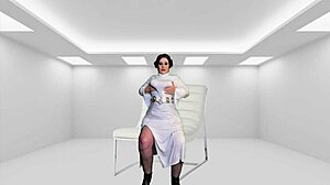 granny princess leia cosplay darth vader creampie sith daughter pov
