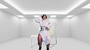 granny princess leia cosplay darth vader creampie sith daughter pov