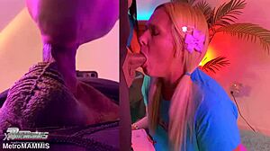 Camilla's Teasing Tutorial: Sis Learns Throat-Fucking Secrets Slowly