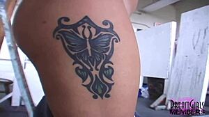 SHE STRIPS NAKED PUBLICLY Despite Nervous Thrill!