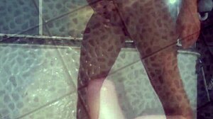 Italian Stepmom's Intense Public Terrace Masturbation Jerk Off Piss Huge Cock