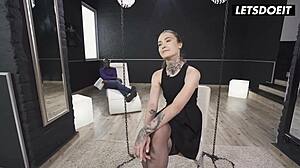 Alternative Redhead Tabitha Poison Deep Analed by BBC Post-Interview Cum