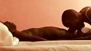 daddylongstrokes' sexy ebony MILF deepthroats BIG BLACK COCK preview