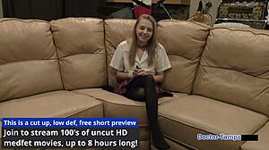 Dr Tampa Gives Ava Siren First Gyno Exam!