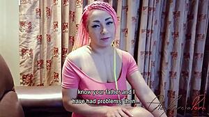 pregnant latina stepmom craves stepson's cock creampie