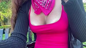 Italian MILF Artemisia Love Exposes Big Natural Tits in Outdoor Naked Fetish Frenzy