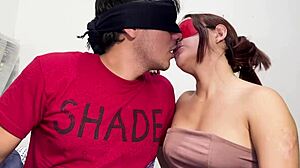 Hermanaastra deep french kisses tongue spitting taboo submissive ass shaking