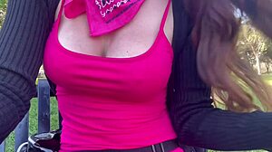 Italian MILF Artemisia Love Exposes Big Natural Tits in Outdoor Naked Fetish Frenzy