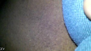 Sexy ebony BBW vibes hairy pussy with toy to orgasm 😍🔥